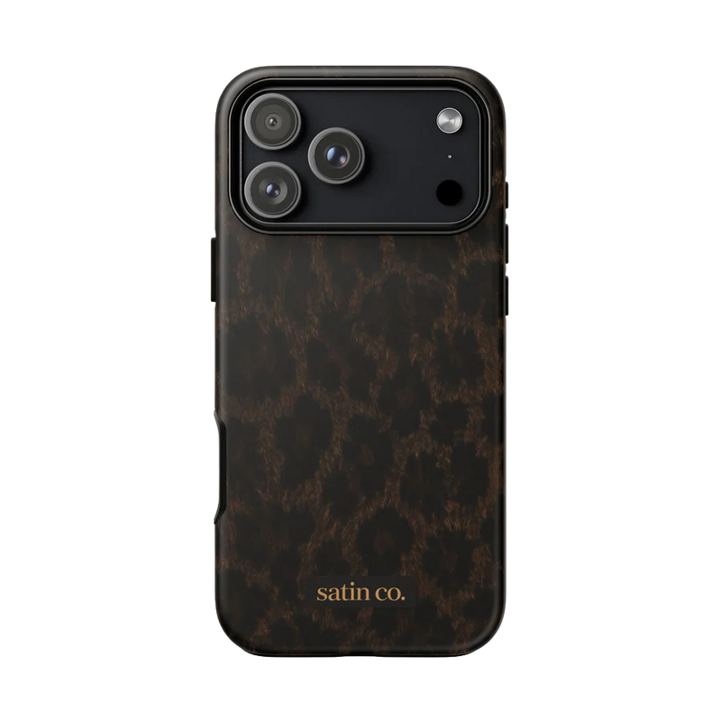 Satin Leopard Tough Phone Case