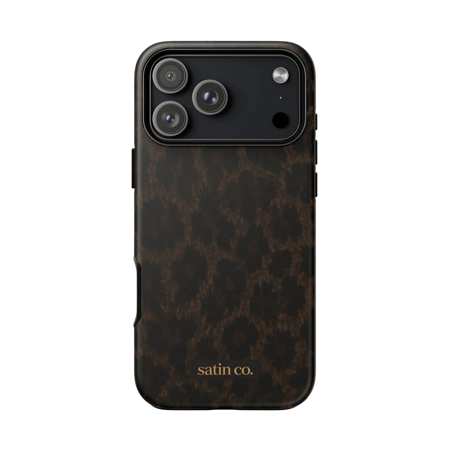 Satin Leopard Tough Phone Case